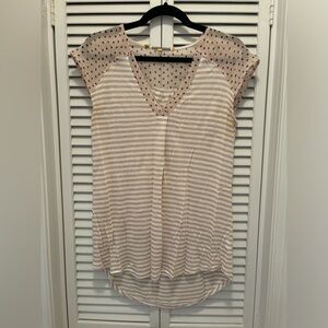 Little Yellow Button top for Anthropologie